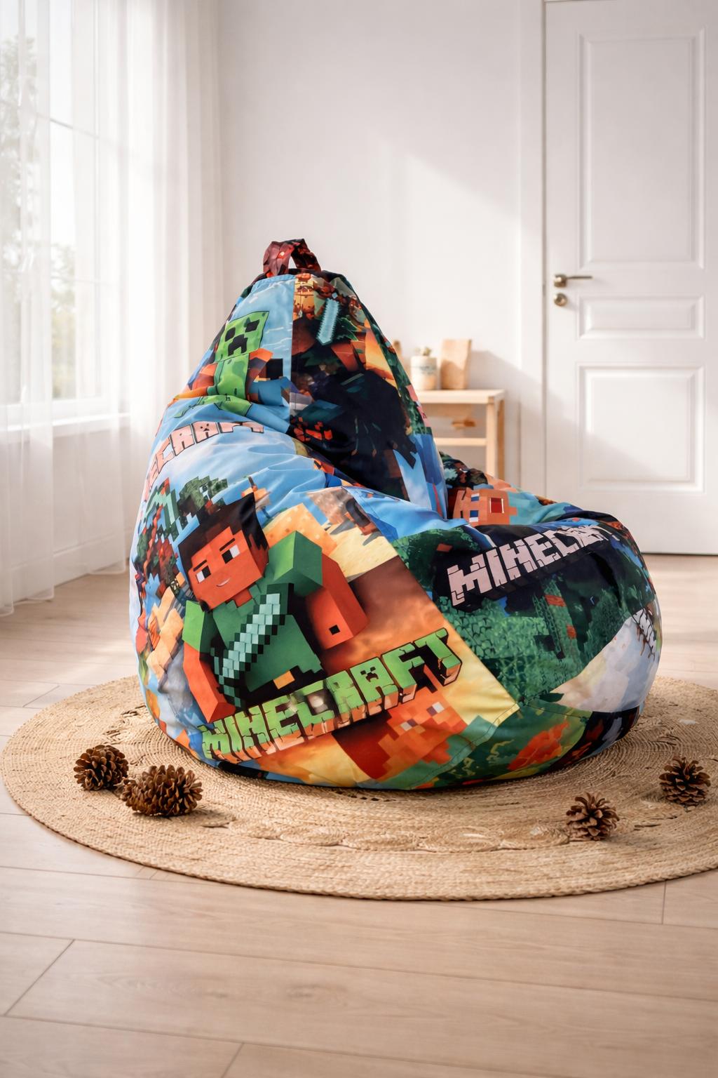 Кресло-мешок BBag Kids XL мультиколор бежевый